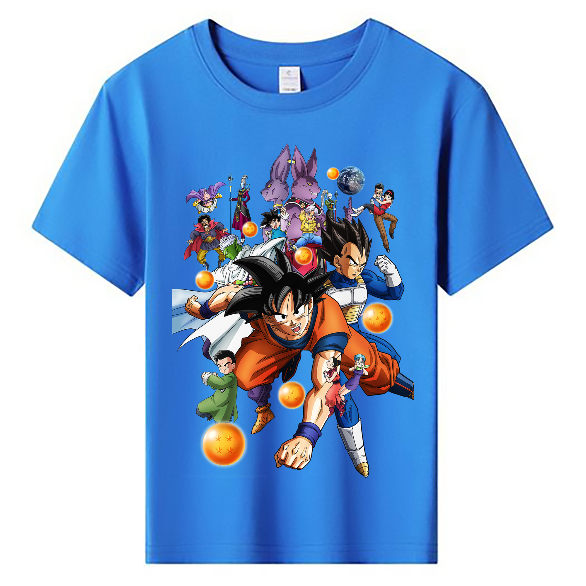 （画像用） ドラゴンボール DRAGON BALL 綿100％キッズTシャツ（フロントプリント）